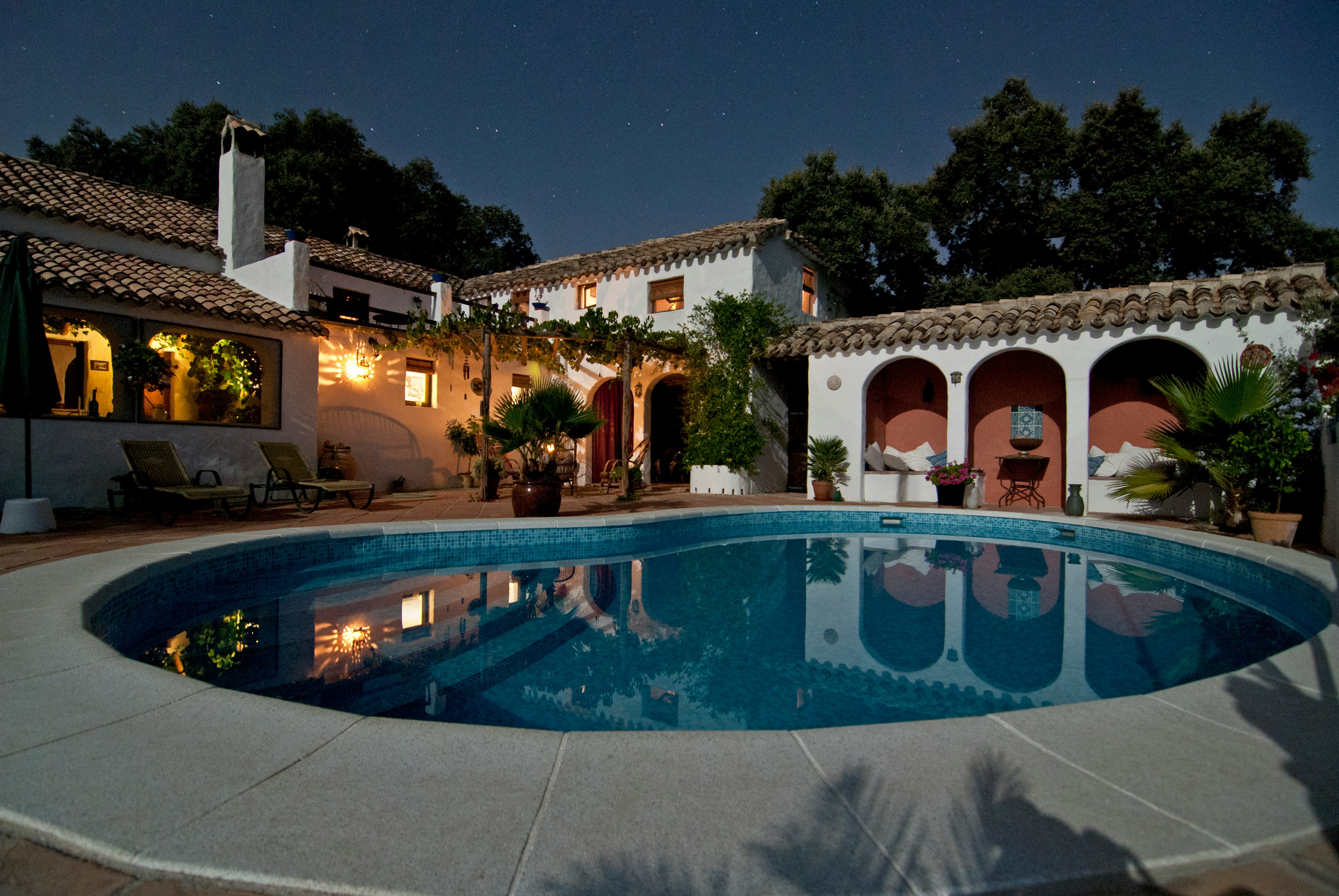 Luxury villa exterior